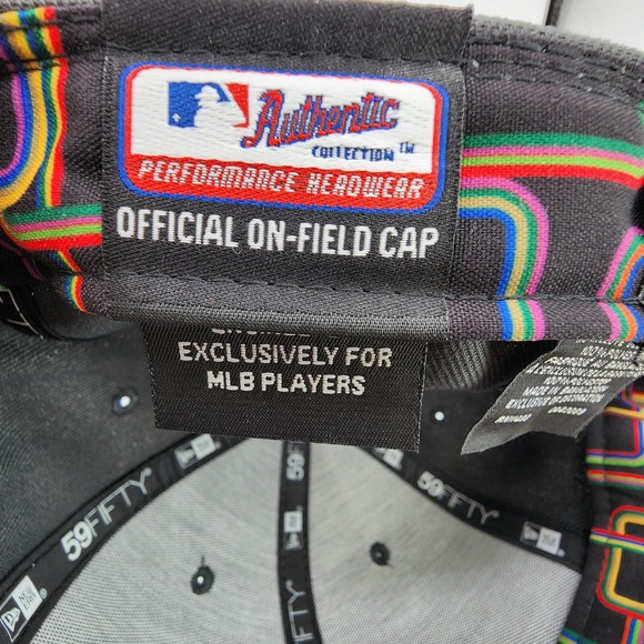 New Era Graphite New York Mets City Connect‎ 59FIFTY Fitted Hat Size 8 (XL) NEW - Picture 14 of 16